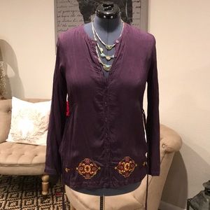 Johnny Was Size Small long sleeve top